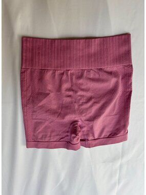 Shein Pink Seamless Scrunch Bum Shorts Size SM